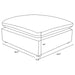 Raleigh Ottoman - Tony’s Furniture Store & Linen (GA) - Multi Location