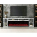 Midway 80"" TV Console with Firelight in White - Tony’s Furniture Store & Linen (GA) - Multi Location