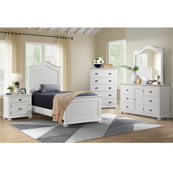 Kona Panel Bedroom Set in White - Tony’s Furniture Store & Linen (GA) - Multi Location