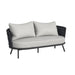 Bali Loveseat with Olefin Grey in Dark Grey - Tony’s Furniture Store & Linen (GA) - Multi Location