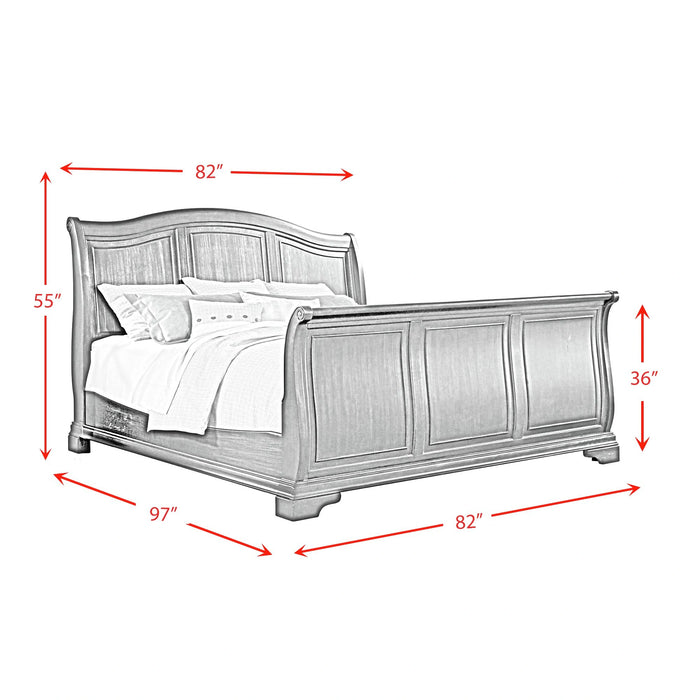 Cameron Cherry Sleigh Bedroom Set - Tony’s Furniture Store & Linen (GA) - Multi Location