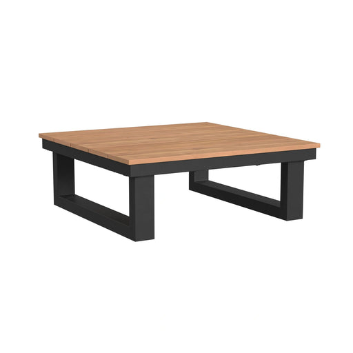 Cabana Coffee Table with Natural Top in Black - Tony’s Furniture Store & Linen (GA) - Multi Location