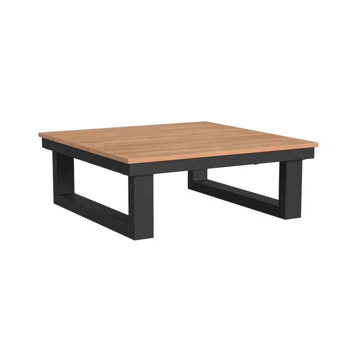 Cabana Coffee Table with Natural Top in Black - Tony’s Furniture Store & Linen (GA) - Multi Location