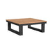 Cabana Coffee Table with Natural Top in Black - Tony’s Furniture Store & Linen (GA) - Multi Location