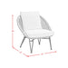 Grace Outdoor Seating 4PC Set - Black, Natural and Olefin Beige - Tony’s Furniture Store & Linen (GA) - Multi Location