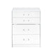Irvine Mini Dressing Table with Stool, LED and USB in Glossy White - Tony’s Furniture Store & Linen (GA) - Multi Location