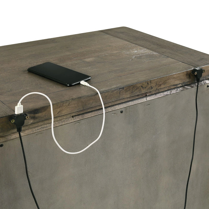 Maverick Nightstand w/USB Grey - Tony’s Furniture Store & Linen (GA) - Multi Location