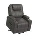 Kenmore P1 Lift Chair with Heat Massage in Simba DK Grey - Tony’s Furniture Store & Linen (GA) - Multi Location