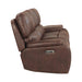 Atlantis Power Motion Sofa with Power Motion Head Recliner in Heritage Brown - Tony’s Furniture Store & Linen (GA) - Multi Location