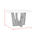 Oregon Round Table in Black - Tony’s Furniture Store & Linen (GA) - Multi Location