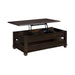 Wagner Rectangular Lift-Top Coffee Table w/ Casters in Cherry - Tony’s Furniture Store & Linen (GA) - Multi Location