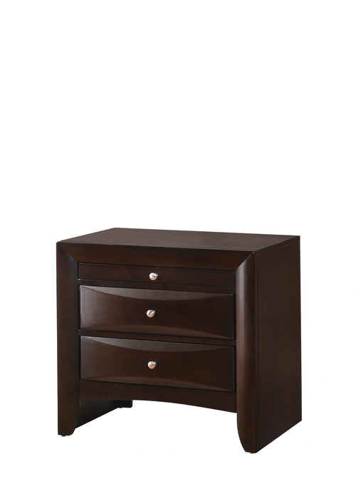 Crown Mark Emily Nightstand in Dark Cherry image
