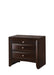 Crown Mark Emily Nightstand in Dark Cherry image
