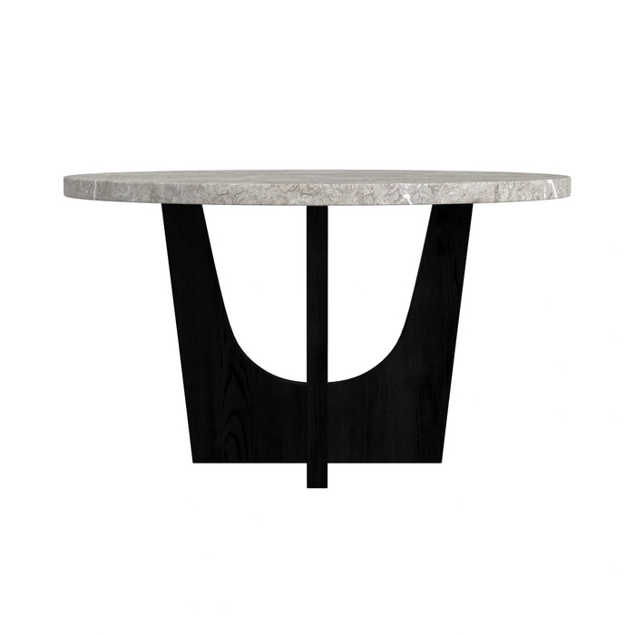 Oregon Round Table in Black - Tony’s Furniture Store & Linen (GA) - Multi Location