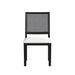 Bahama Breeze Dining Chair with White Fabric in Black (2 Per Carton) - Tony’s Furniture Store & Linen (GA) - Multi Location