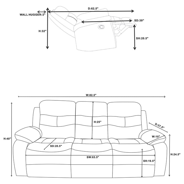 Nova Reclining Sofa - Tony’s Furniture Store & Linen (GA) - Multi Location