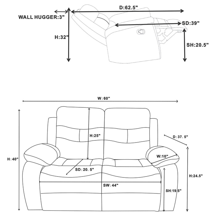 Nova Reclining Loveseat - Tony’s Furniture Store & Linen (GA) - Multi Location