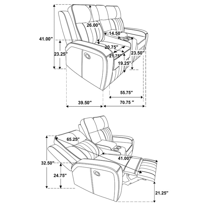 Raelynn Reclining 3 Pc Set - Tony’s Furniture Store & Linen (GA) - Multi Location