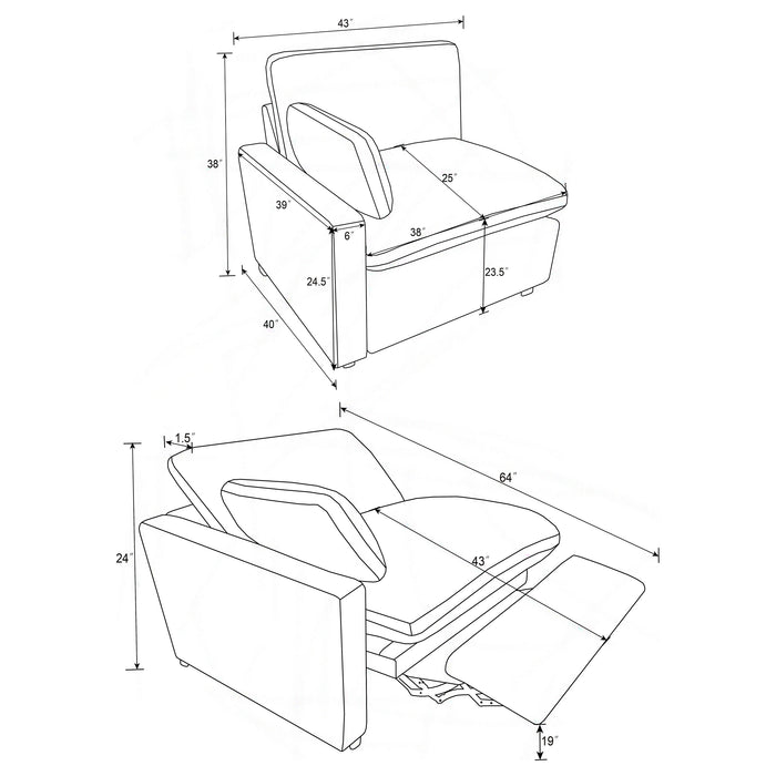 Collins Power Reclining Loveseat - Tony’s Furniture Store & Linen (GA) - Multi Location