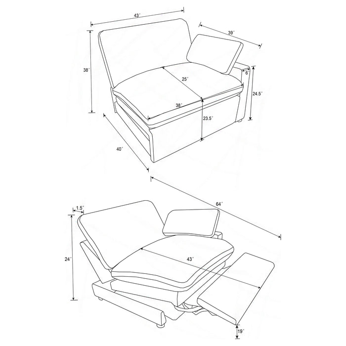 Collins Power Reclining Loveseat - Tony’s Furniture Store & Linen (GA) - Multi Location