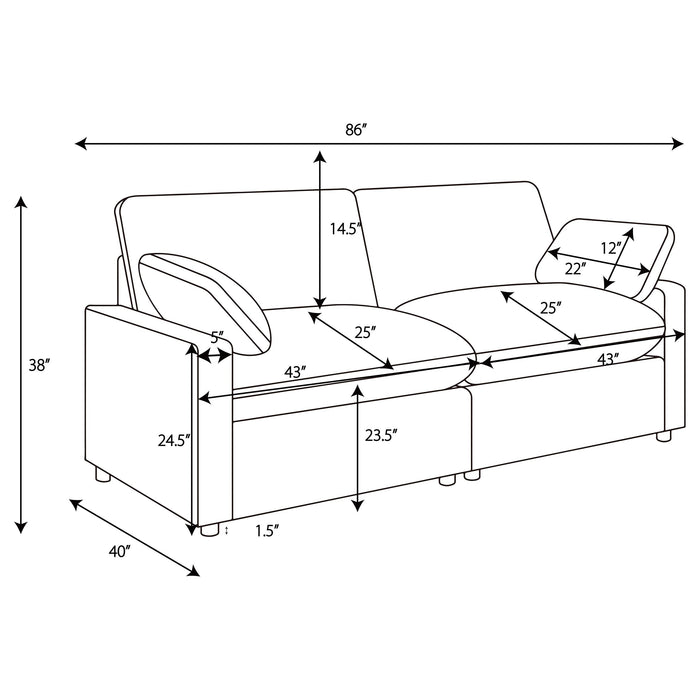Collins Power Reclining Loveseat - Tony’s Furniture Store & Linen (GA) - Multi Location
