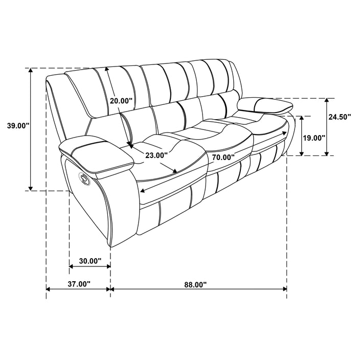 Camila Reclining 2 Pc Set - Tony’s Furniture Store & Linen (GA) - Multi Location