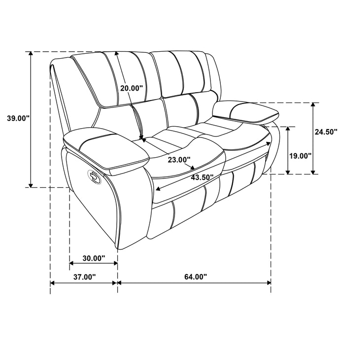 Camila Reclining 2 Pc Set - Tony’s Furniture Store & Linen (GA) - Multi Location