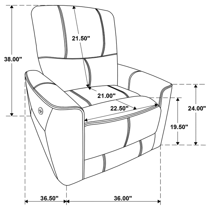 Greenfield Power Recliner - Tony’s Furniture Store & Linen (GA) - Multi Location