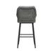 Bayhill Barstool with Grey Fabric in Black (2 Per Carton) - Tony’s Furniture Store & Linen (GA) - Multi Location