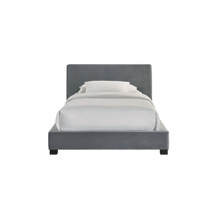 Brookhaven UPH Bed in Grey Velvet - Tony’s Furniture Store & Linen (GA) - Multi Location