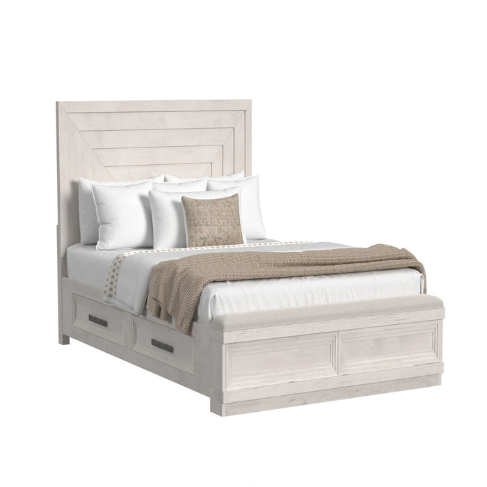 Avalanche Storage Bedroom Set in Antique White - Tony’s Furniture Store & Linen (GA) - Multi Location