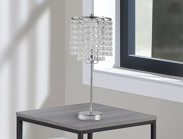 CHROME TABLE LAMP 19 H - Tony’s Furniture Store & Linen (GA) - Multi Location