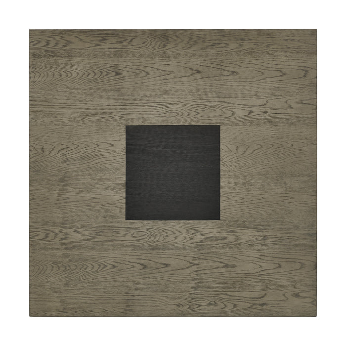 Jemma Square Table w/ Grey Top & Dark Espresso Base - Tony’s Furniture Store & Linen (GA) - Multi Location