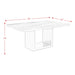 Valentino White Dining Table - Tony’s Furniture Store & Linen (GA) - Multi Location