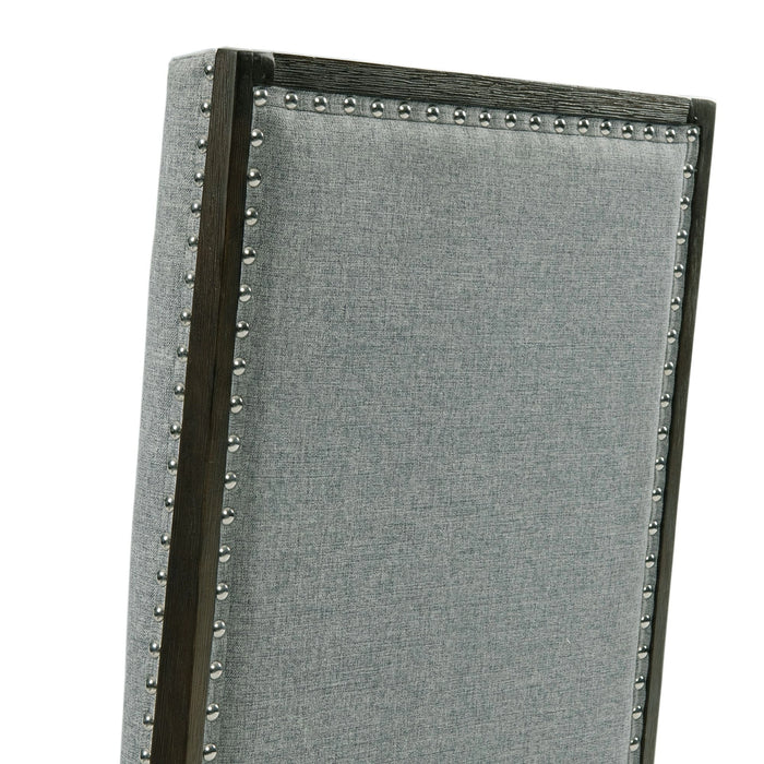 Donovan Upholstery Side Chair Dark (2 Per Pack) - Tony’s Furniture Store & Linen (GA) - Multi Location