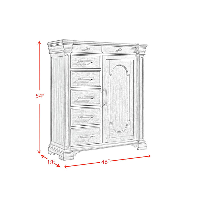 Kings Court 1 Door and 7-Drawer Chest - Tony’s Furniture Store & Linen (GA) - Multi Location