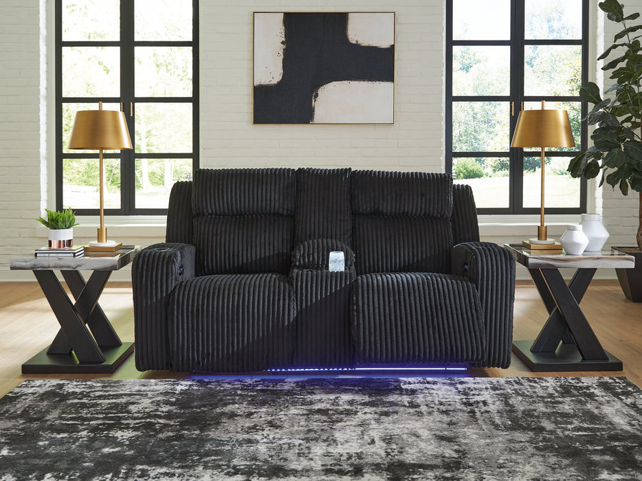 Forest Lake Power Reclining Loveseat with Console - Tony’s Furniture Store & Linen (GA) - Multi Location