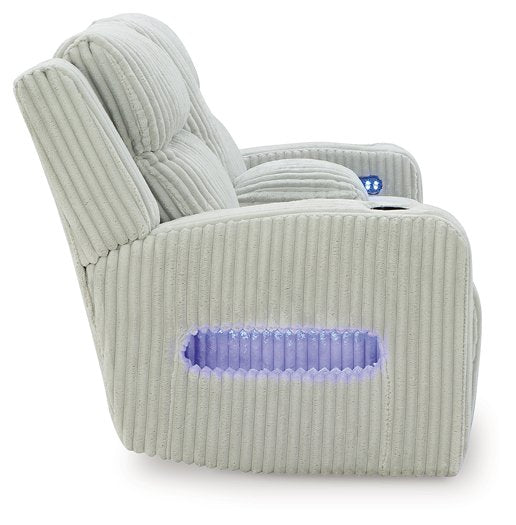 Forest Lake Power Reclining Loveseat with Console - Tony’s Furniture Store & Linen (GA) - Multi Location