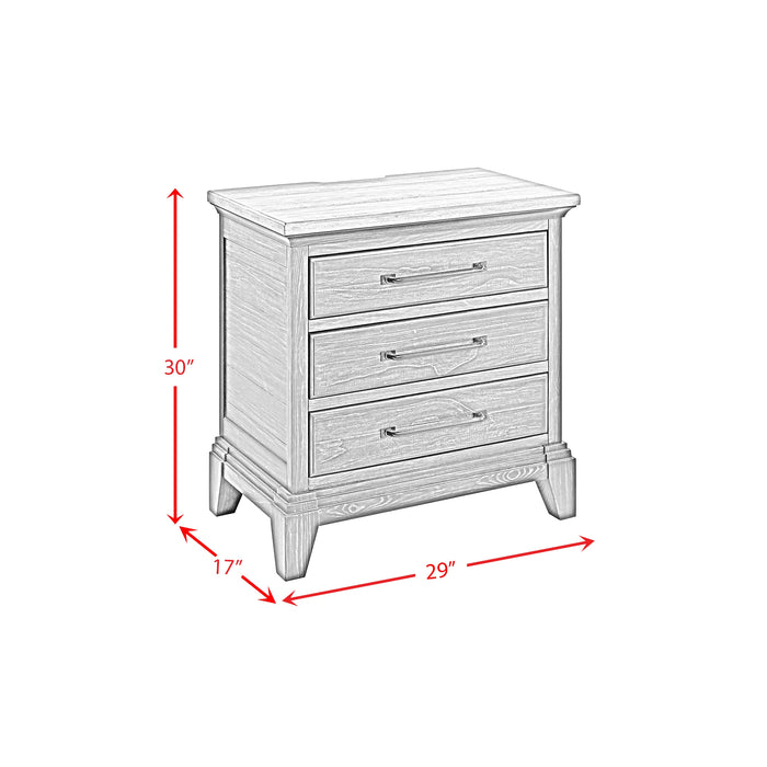 Montrose Nightstand with Charger & Sensor Light in Espresso & Brown - Tony’s Furniture Store & Linen (GA) - Multi Location