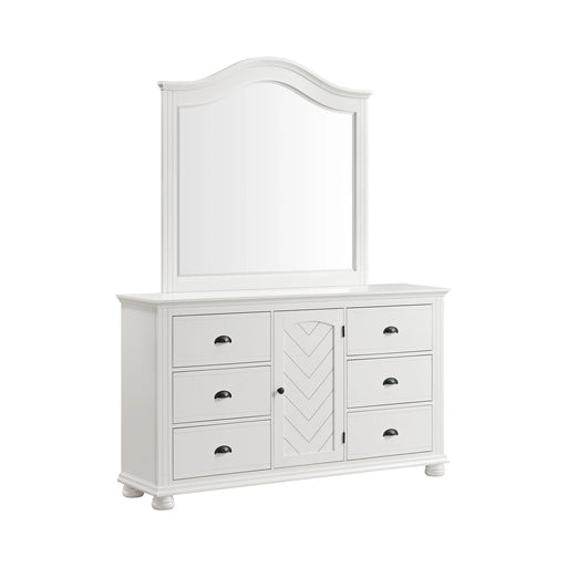 Kona Dresser and Mirror Set in White - Tony’s Furniture Store & Linen (GA) - Multi Location