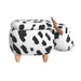 Cow Storage Stool in White and Black - Tony’s Furniture Store & Linen (GA) - Multi Location