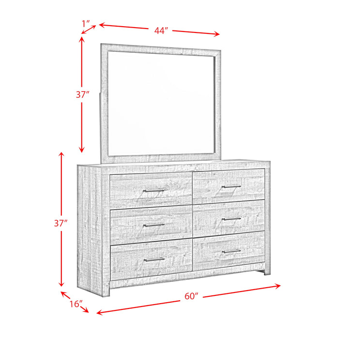 Bailey Drift Dresser & Mirror Set - Tony’s Furniture Store & Linen (GA) - Multi Location