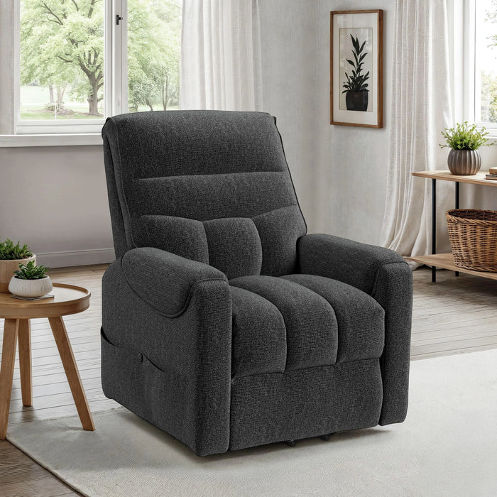 Desoto Power Lift Chair in Sahara Black - Tony’s Furniture Store & Linen (GA) - Multi Location