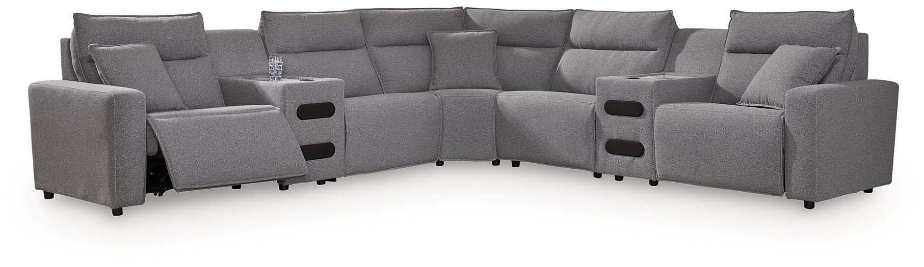Modmax II Power Reclining Sectional with Audio Consoles - Tony’s Furniture Store & Linen (GA) - Multi Location