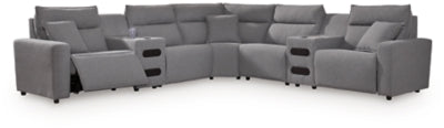Modmax II Power Reclining Sectional with Audio Consoles - Tony’s Furniture Store & Linen (GA) - Multi Location