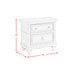 Whit-Ash 2-Drawer Nightstand with USB in Light Grey - Tony’s Furniture Store & Linen (GA) - Multi Location