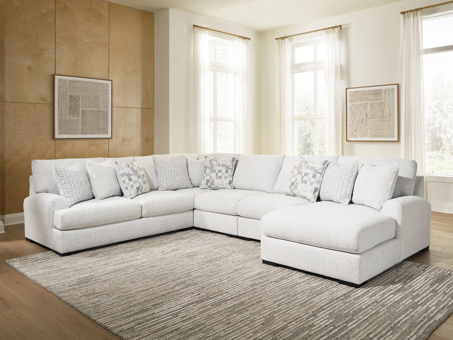 Misty-Lakes Sectional with Chaise - Tony’s Furniture Store & Linen (GA) - Multi Location