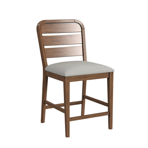 Glinda Side Chair with Light Grey Fabric in Brown (2 Per Carton) - Tony’s Furniture Store & Linen (GA) - Multi Location