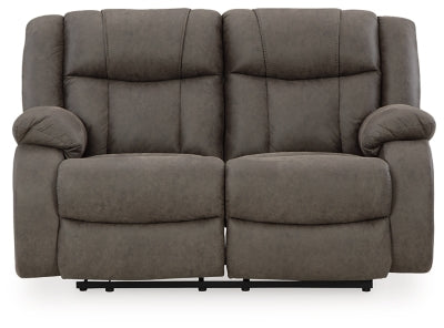 First Base Reclining Loveseat - Tony’s Furniture Store & Linen (GA) - Multi Location