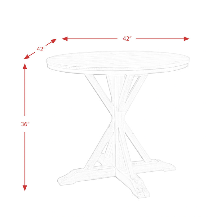 Callista Round 5PC Dining Set-Table and Four Seats - Tony’s Furniture Store & Linen (GA) - Multi Location